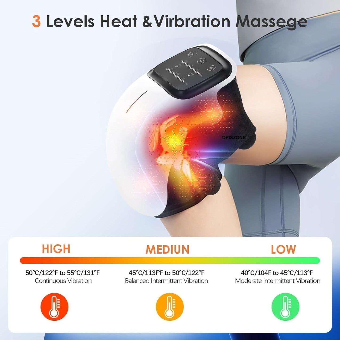 Cordless knee massager for joint pain shoulder elbow Physiotherapy Arthritis