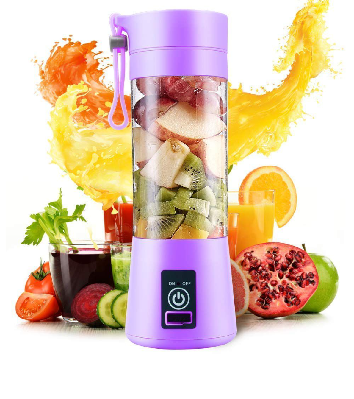 Portable 6 blade electric Juicer