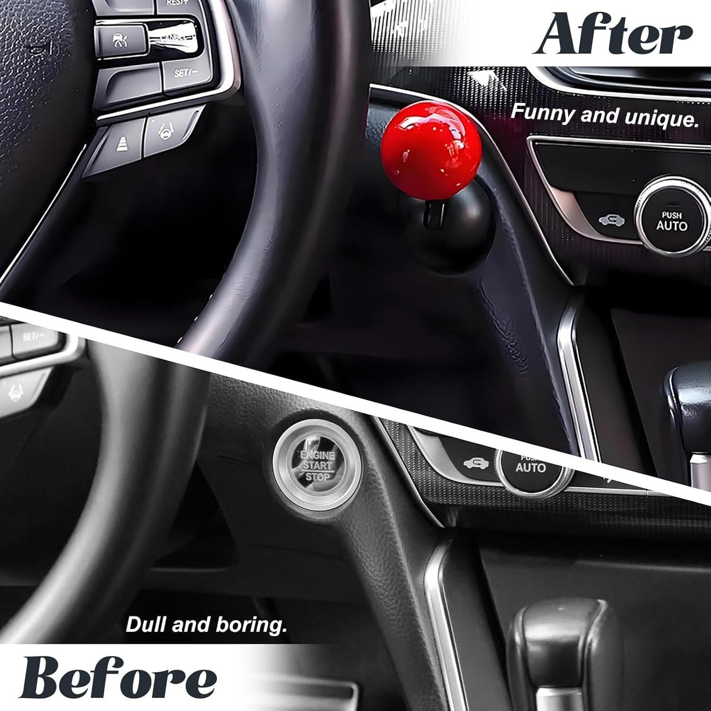 Car Push To Start Button Rocker, Car Engine Start Stop Button Joystick