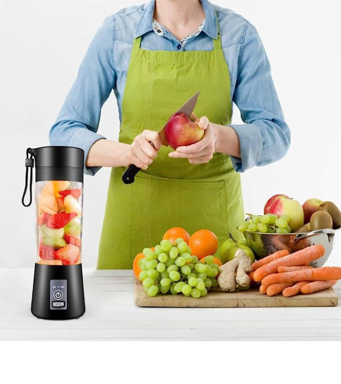 Portable 6 blade electric Juicer