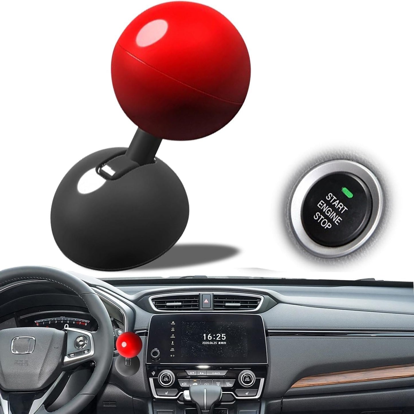 Car Push To Start Button Rocker, Car Engine Start Stop Button Joystick