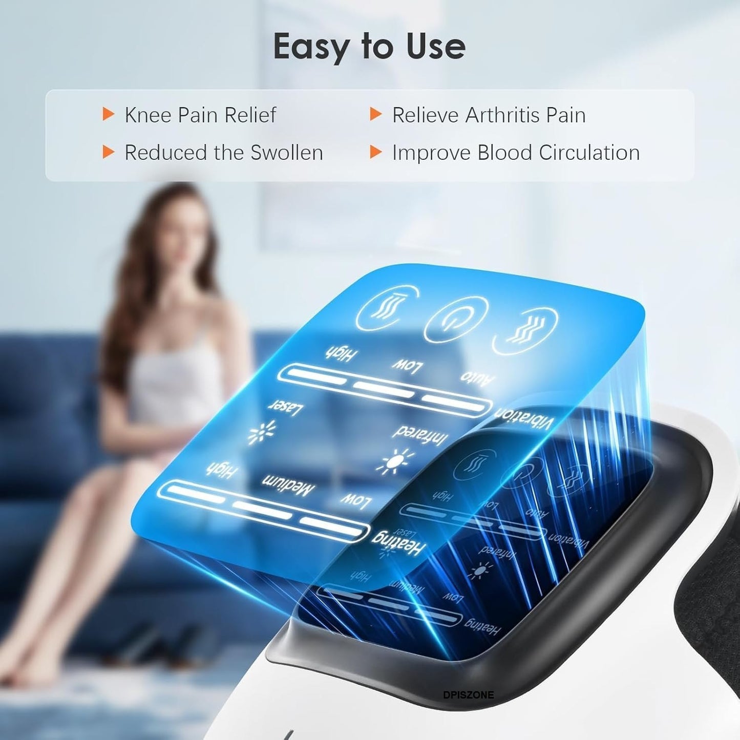 Cordless knee massager for joint pain shoulder elbow Physiotherapy Arthritis