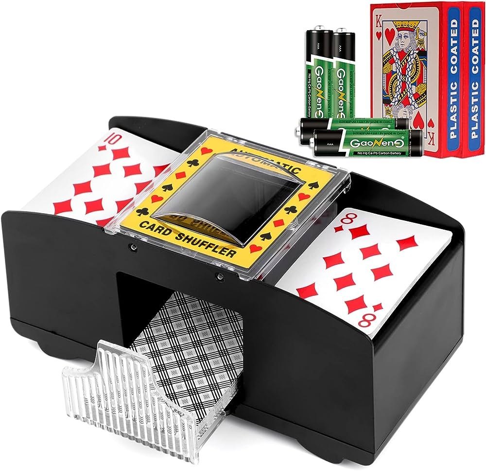 Automatic card shuffler machine