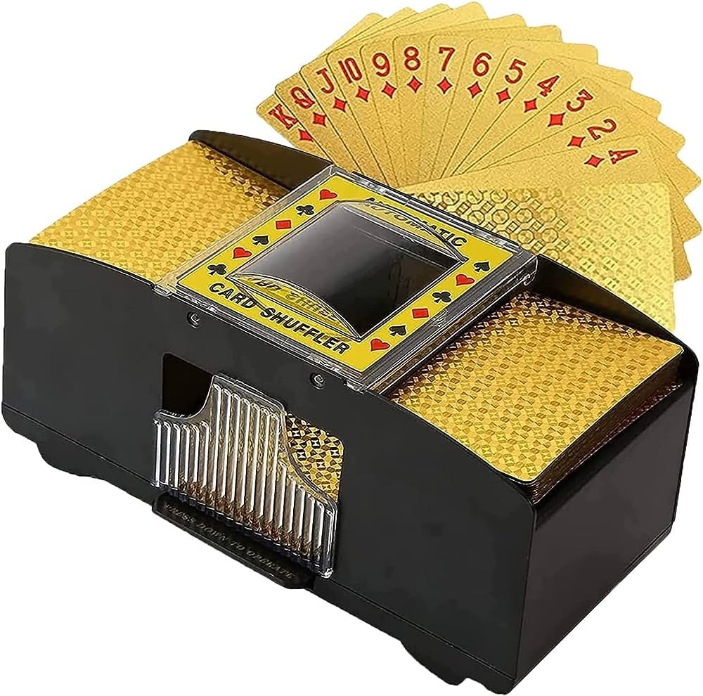 Automatic card shuffler machine
